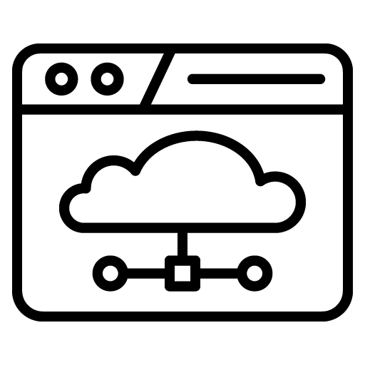 أيقونة الاستضافة السحابية