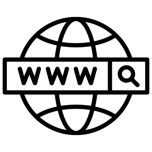 أيقونة أسماء النطاقات