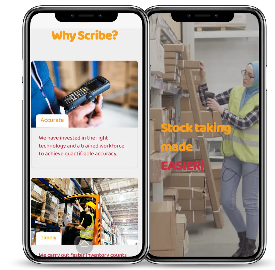 لقطة شاشة موقع Scribe Counters